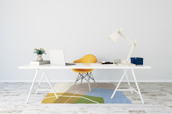 Chair mat Geometric figures