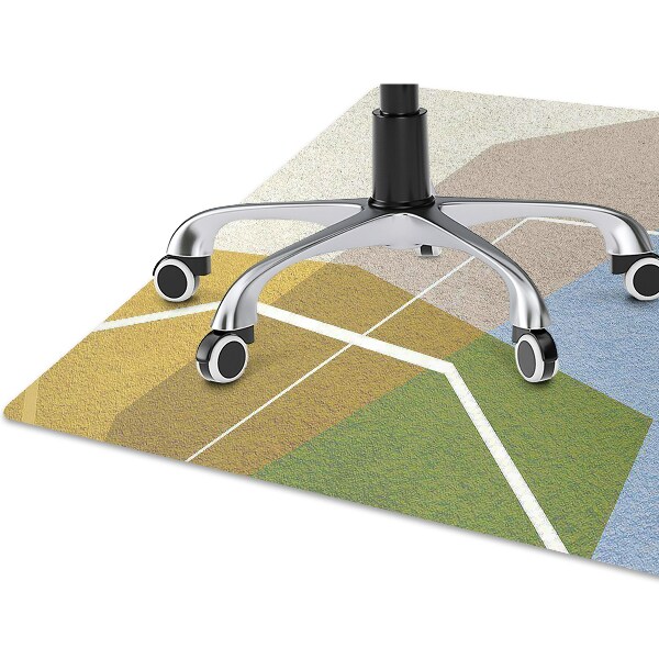 Chair mat Geometric figures