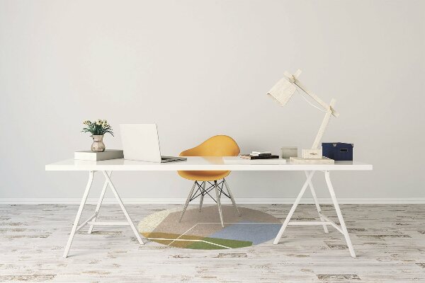 Chair mat Geometric figures