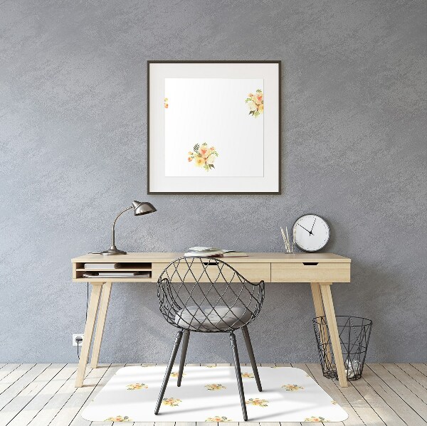 Computer chair mat mini bouquets