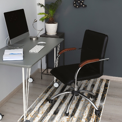 Office chair mat lines