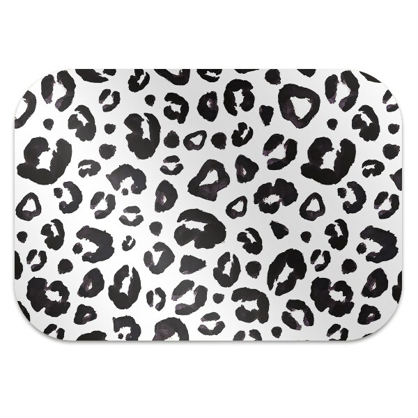 Desk chair mat hoof prints