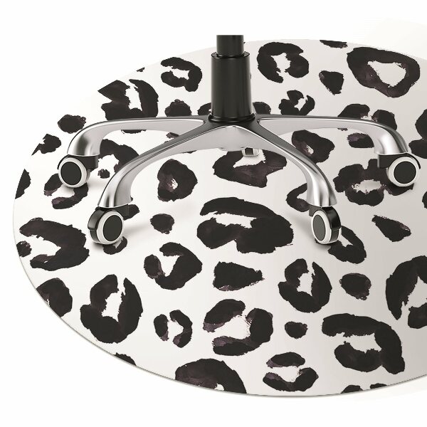 Desk chair mat hoof prints