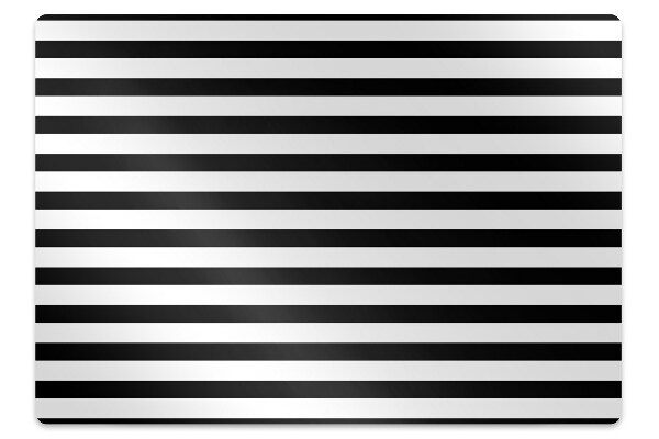 Desk chair mat horizontal lines