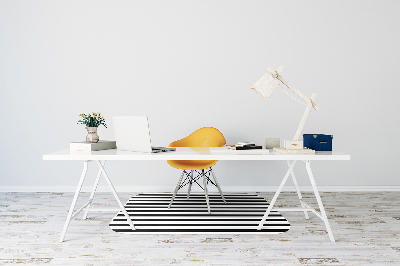 Desk chair mat horizontal lines