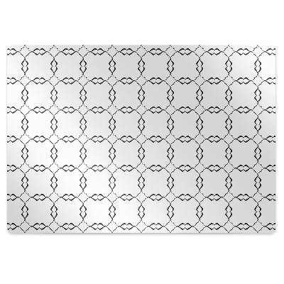 Computer chair mat Wavy circles