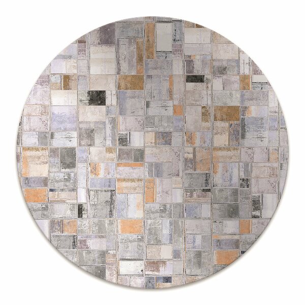 Chair mat floor panels protector colorful tiles