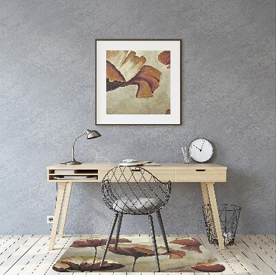 Chair mat Painting large poppies