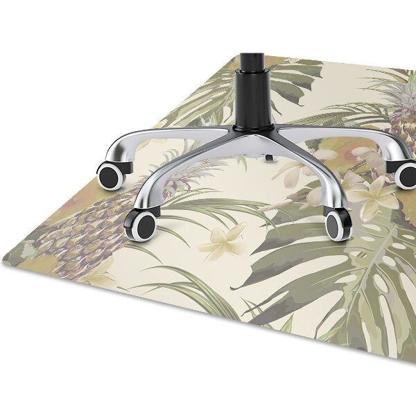 Office chair mat pineapples