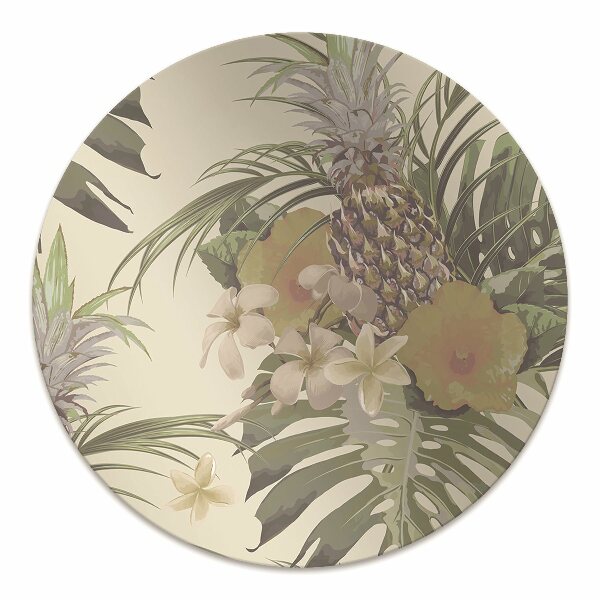 Office chair mat pineapples