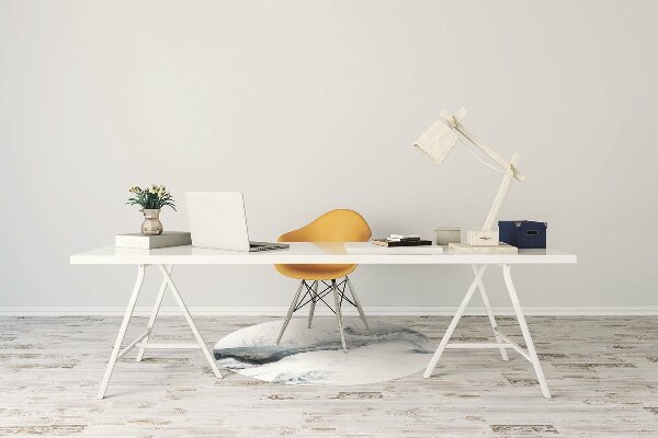 Office chair mat Winter abstraction