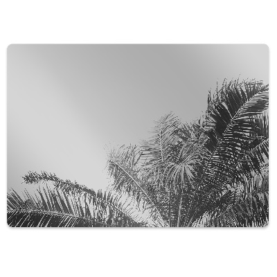 Office chair floor protector Palm trees against the sky