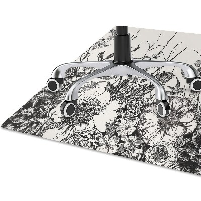 Office chair mat Meadow