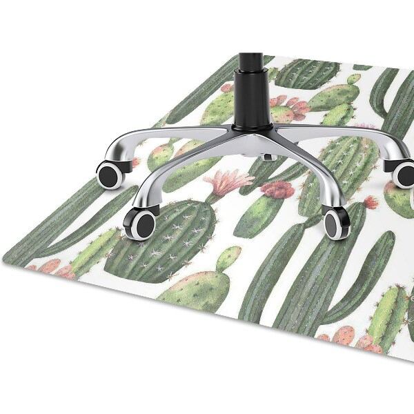 Office chair mat Cacti with spikes