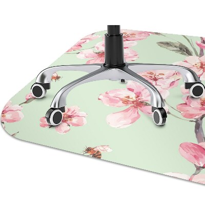 Computer chair mat Cherry blossoms