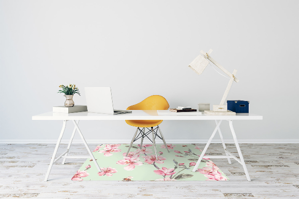Computer chair mat Cherry blossoms