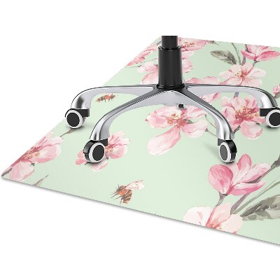 Computer chair mat Cherry blossoms