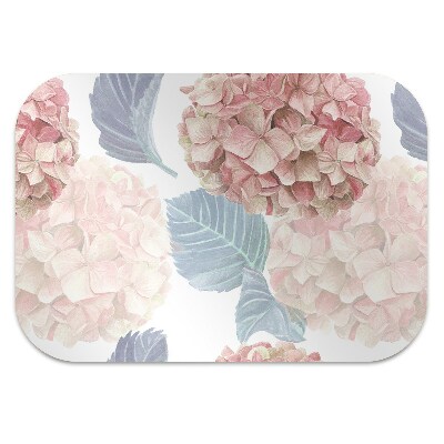 Office chair floor protector Hydrangea