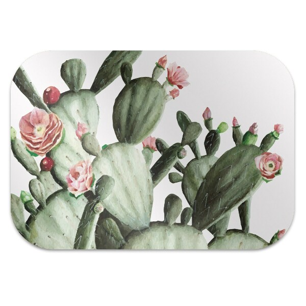 Office chair mat cacti