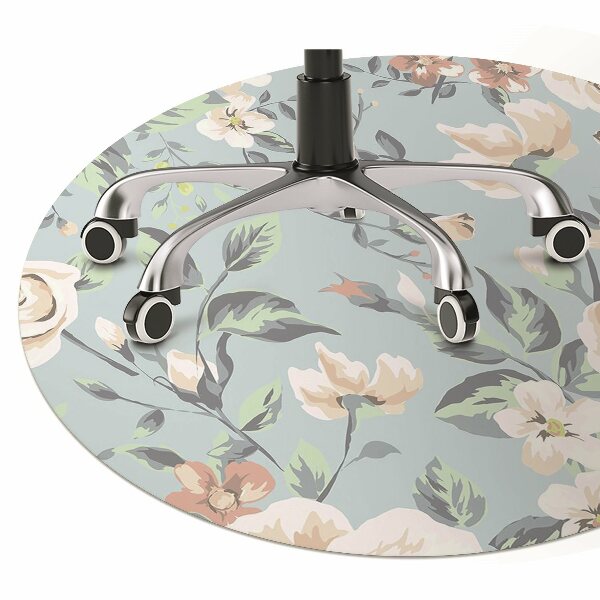 Chair mat Flowers vintage style