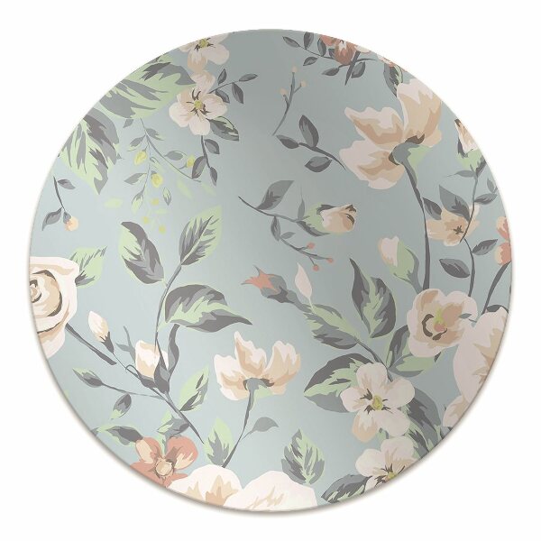Chair mat Flowers vintage style