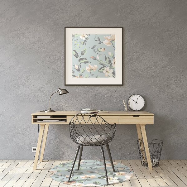Chair mat Flowers vintage style