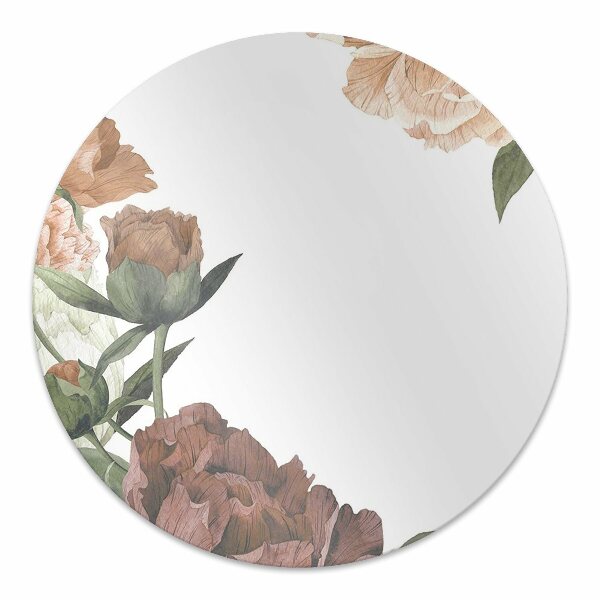 Office chair mat Vintage Peonies