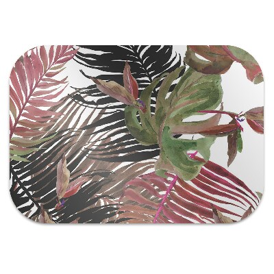 Office chair mat monstera