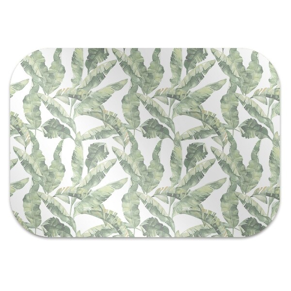 Office chair mat banana leaves