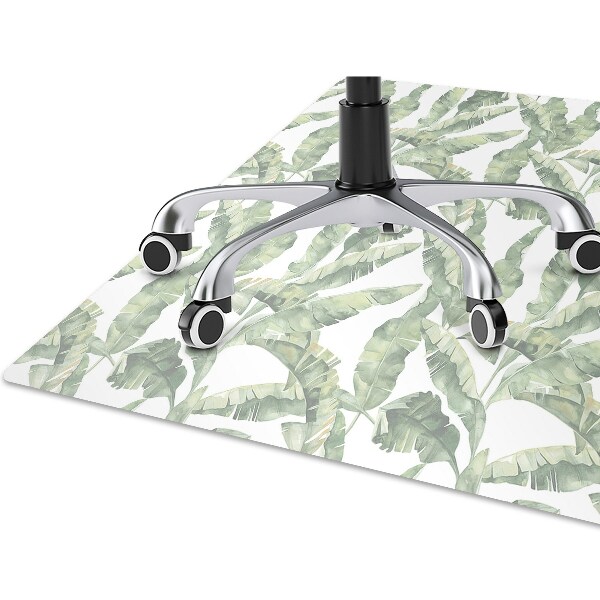 Office chair mat banana leaves