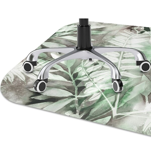 Office chair mat Leaves from the tropics