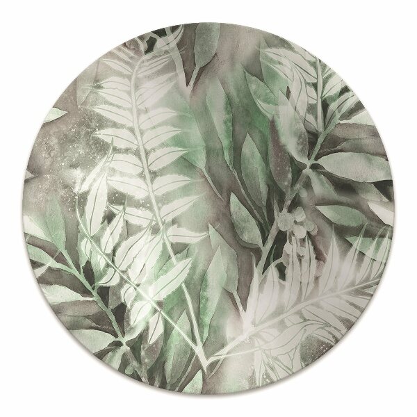 Office chair mat Leaves from the tropics