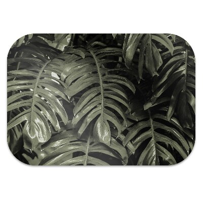 Office chair floor protector banana leaves