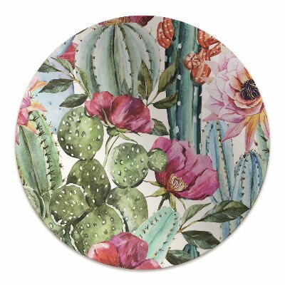 Chair mat floor panels protector tropical garden