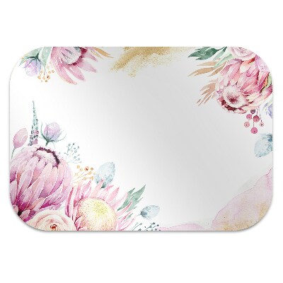 Office chair floor protector Flower frame