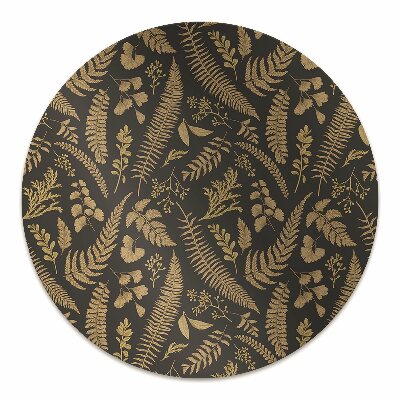 Office chair floor protector golden ferns