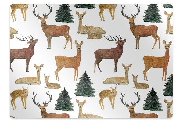 Office chair mat deer