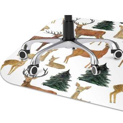 Office chair mat deer