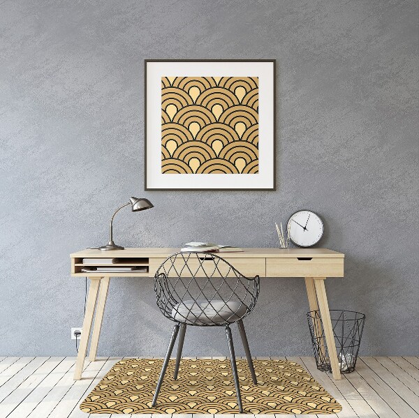Office chair floor protector vintage Art