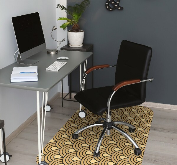Office chair floor protector vintage Art