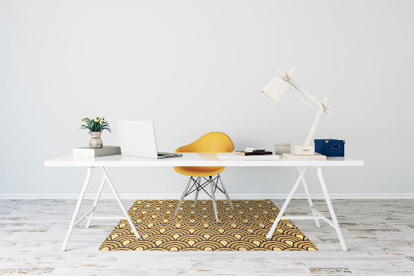 Office chair floor protector vintage Art