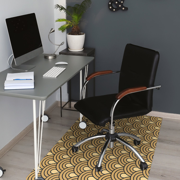 Office chair floor protector vintage Art