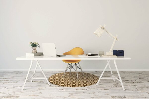 Office chair floor protector vintage Art
