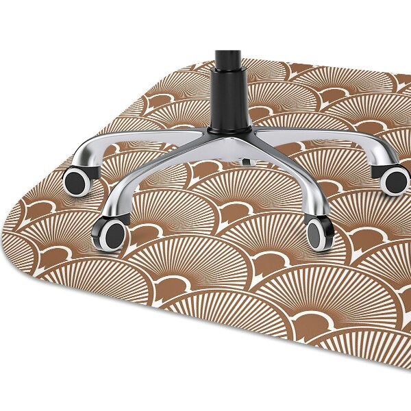 Desk chair mat Art Deco style