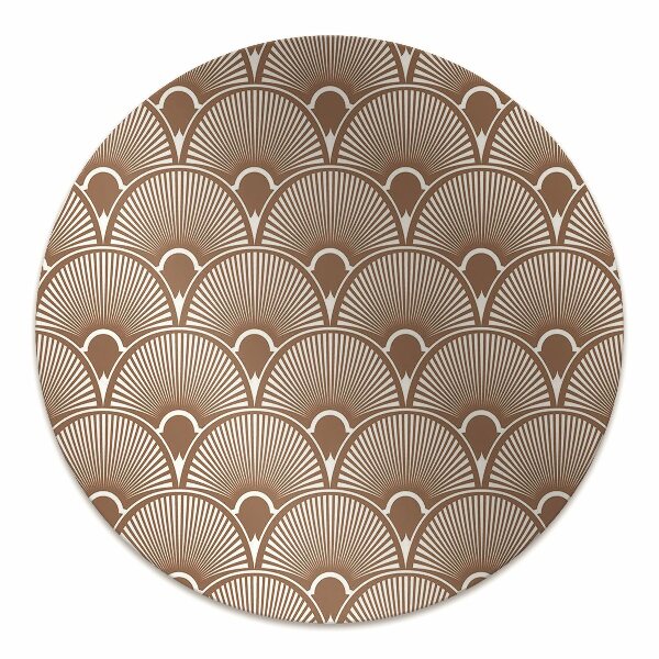 Desk chair mat Art Deco style