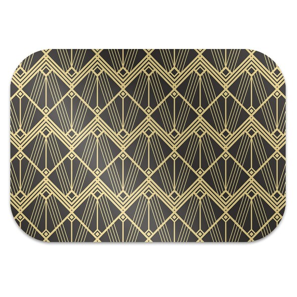 Office chair mat modern tiles
