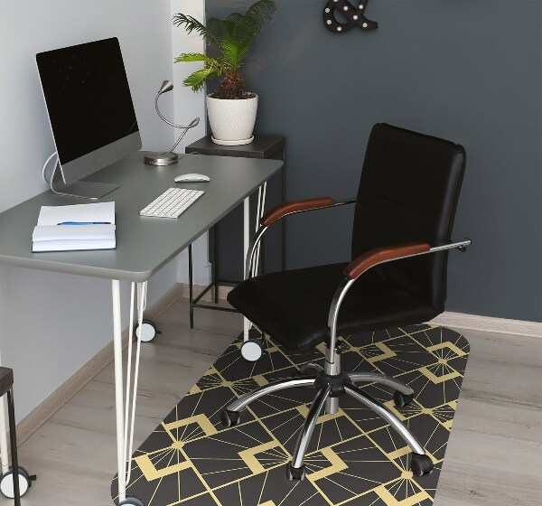 Office chair mat modern design
