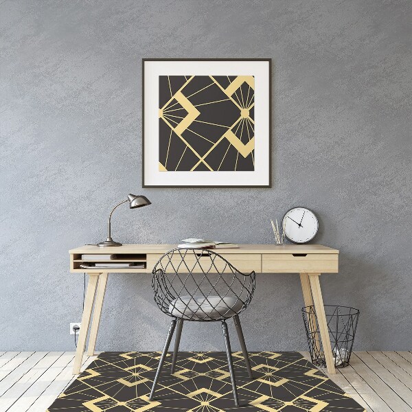 Office chair mat modern design