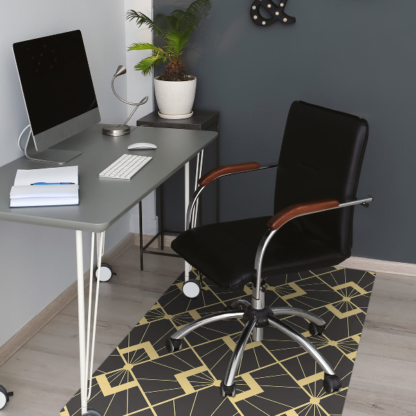Office chair mat modern design