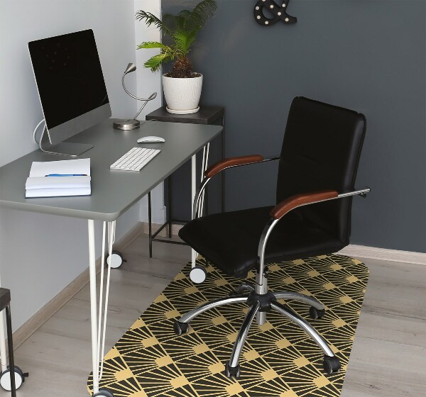 Office chair mat Art deco